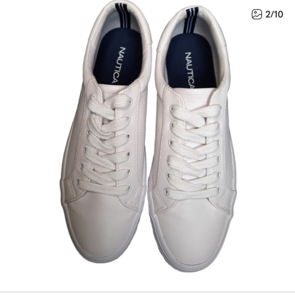 Nautica women  Classic White Sneakers